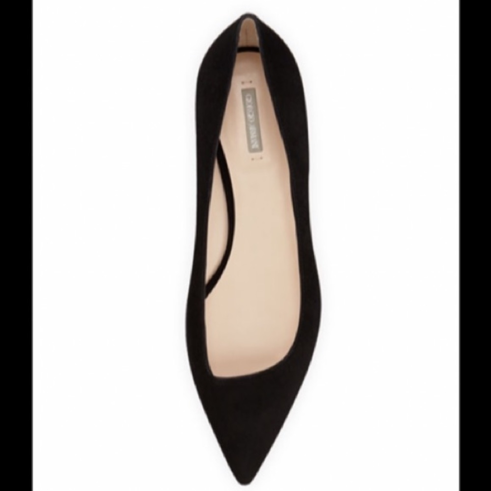 Giorgio Armani Black
Suede Point-Toe Ballerina Flats - Picture 1 of 15